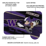 personalized-washington-huskies-mickey-quarterback-purple-black-doormat-best-selling.webp