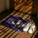 personalized-washington-huskies-mickey-quarterback-purple-black-doormat-best-selling.webp