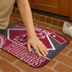 personalized-washington-state-cougars-football-crest-crimson-black-doormat-best-selling.webp