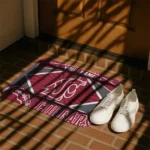 personalized-washington-state-cougars-football-crest-crimson-black-doormat-best-selling.webp