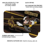 personalized-wyoming-cowboys-mickey-quarterback-brown-black-doormat-best-selling.webp