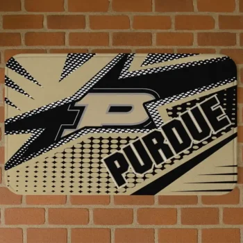 Purdue Boilermakers Sharp Flash Gold Doormat