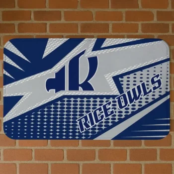 Rice Owls Sharp Flash Navy Blue Doormat