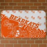 Sam Houston Bearkats Football Pride Orange Doormat