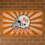sam-houston-bearkats-helmet-centerpiece-orange-doormat-best-selling.webp