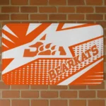 Sam Houston Bearkats Sharp Flash Orange Doormat