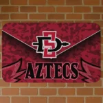 San Diego State Aztecs Layered Lines Red Doormat