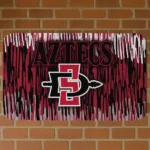 San Diego State Aztecs Vertical Flow Red Doormat