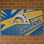 San Jose State Spartans Sharp Flash Blue Doormat