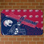 South Alabama Jaguars Football Pride Blue Doormat