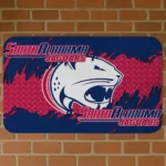 South Alabama Jaguars Plate Rip Blue Doormat