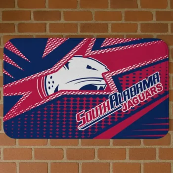 South Alabama Jaguars Sharp Flash Blue Doormat