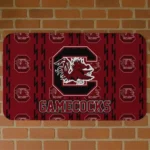 South Carolina Gamecocks Bolt Row Garnet Doormat