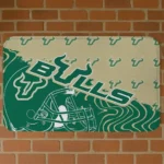 South Florida Bulls Football Pride Green Doormat