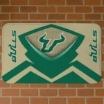 South Florida Bulls Ninja Mesh Green Doormat
