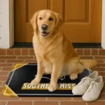 southern-miss-golden-eagles-silver-halftone-black-doormat-best-selling.webp