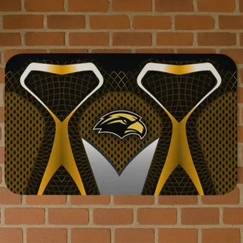 Southern Miss Golden Eagles Torso Pattern Doormat