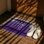 tcu-horned-frogs-pixel-blur-purple-doormat-best-selling.webp