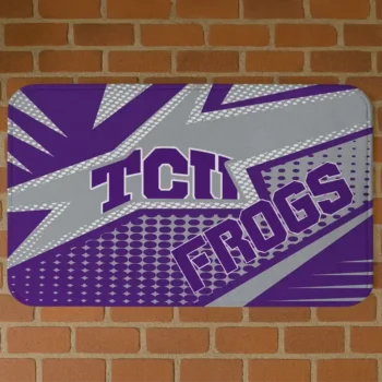 TCU Horned Frogs Sharp Flash Purple Doormat