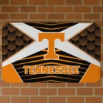 Tennessee Volunteers Techno Camo Orange Black Doormat