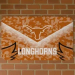 Texas Longhorns Layered Lines Orange Doormat
