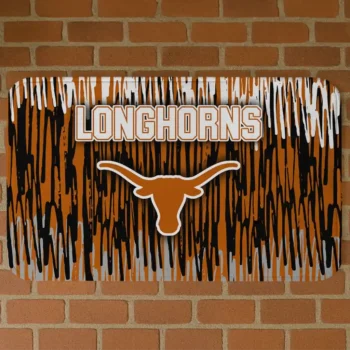 Texas Longhorns Vertical Flow Orange Doormat