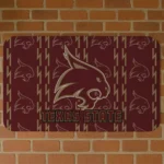 Texas State Bobcats Bolt Row Maroon Doormat
