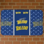 Toledo Rockets Chevron Stack Blue Doormat
