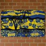 Toledo Rockets Palm Silhouette Blue Black Doormat