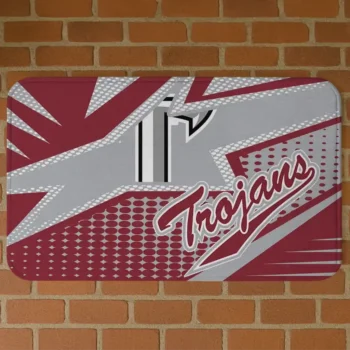 Troy Trojans Sharp Flash Red Doormat