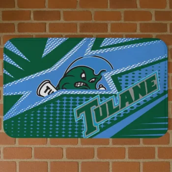 Tulane Green Wave Sharp Flash Green Doormat
