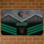 UAB Blazers Chevron Points Green Black Doormat