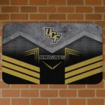 UCF Knights Chevron Points Gold Black Doormat