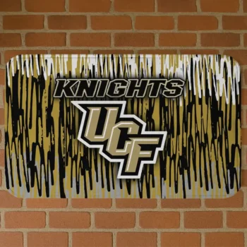 UCF Knights Vertical Flow Gold Doormat