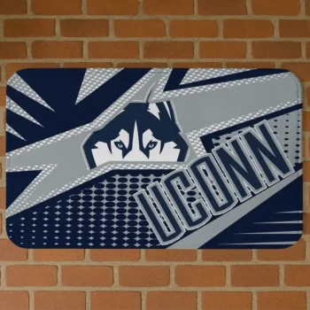 UConn Huskies Sharp Flash Blue Doormat