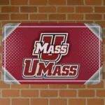 umass-minutemen-silver-halftone-red-doormat-best-selling.webp