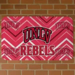 UNLV Rebels Chevron Geometrics Red Doormat