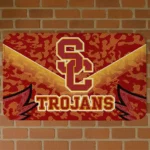 USC Trojans Layered Lines Red Doormat
