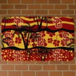USC Trojans Palm Silhouette Red Black Doormat
