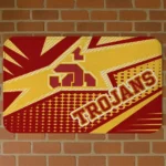 USC Trojans Sharp Flash Red Doormat