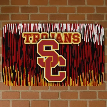 USC Trojans Vertical Flow Red Doormat