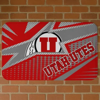 Utah Utes Sharp Flash Red Doormat