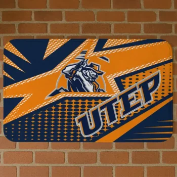 UTEP Miners Sharp Flash Blue Doormat