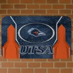 UTSA Roadrunners Hexagon Oval Orange Doormat