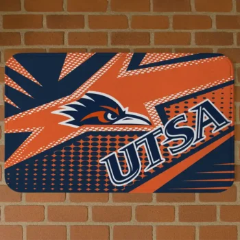 UTSA Roadrunners Sharp Flash Orange Doormat