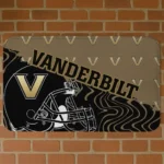 Vanderbilt Commodores Football Pride Black Doormat