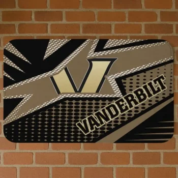 Vanderbilt Commodores Sharp Flash Black Doormat