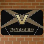 Vanderbilt Commodores Techno Camo Black Doormat