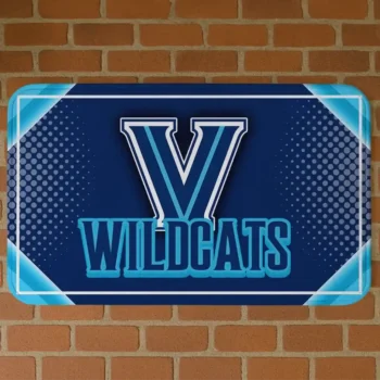 Villanova Wildcats Silver Halftone Navy Doormat