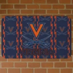 Virginia Cavaliers Bolt Row Blue Doormat